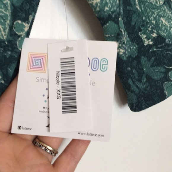 XXS LuLaRoe Nicole Dress H02 25 - Picture 3 of 4